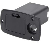 Black 9V Battery Case Holder Box - Active Bass Guitar Pickup Battery Compartment for Electric Guitar and Bass Accessories - Durable Replacement Cover for Musical Essential Instrument Parts