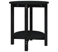(black, Ã? 55 x 60 cm) vidaXL Solid Wood Pine Coffee Table Couch End Sofa Table Ø 40x60 cm/Ø 55x60 cm