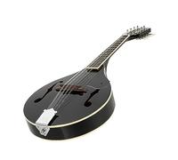 Black A-Style Elegant 8 Strings Right Handed Basswood Mandolin With Guard Board Mandolin for Student