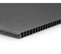 Black A1 Fluted Plastic Sheets - 15 Pack - Lightweight Waterproof Display Boards - Rigid Twinwall Polypropylene Panels for Indoor & Outdoor Signs, Exhibitions, Crafts & Model Making (594mm x 841mm)