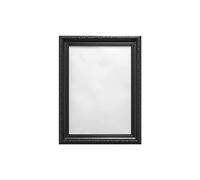 (Black, A4 (29.7 x 21.1cm)) ORNATE SHABBY CHIC STYLE PICTURE PHOTO FRAME BLACK WHITE CREAM GOLD