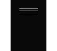 Black A5 School Exercise Book Lined Paper Workbook Supplies 101 Pages with Margin Line: For Students, Kids, College, Office, Classroom Use and Home Use Learning Resources