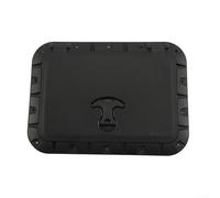 Black ABS Boat Deck Hatch 35X25cm,Square For Access Cover Plate With 180° Keyhole Design For Kayak Canoe Fishing Raft Rigging