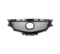 Black ABS Car Front Bumper Grill Upper Mesh Grille Compatible For Mazda 6 GJ GL Atenza Touring