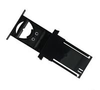 Black ABS Cup Holder Assembly for Toyota Land Cruiser 1996-1997 | Retractable design, saves space when closed, fits cups and cans, robust ABS material, black finish