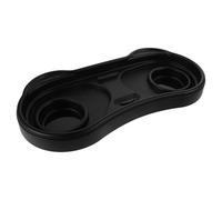 Black Abs Enlarged Stroller Snack Tray with Drinks Holder