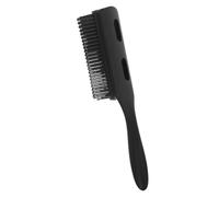 Black ABS Hair Styling Comb Brush for Gentle Detangling Wet Hair | Nine-row Design, Suitable for Women and Hair Stylists, Salon Use, Daily Care, Scalp Relaxation, Hair Types