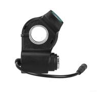 Black ABS Handlebar Switch Lock for Kukirin G2 Pro Scooter, 3-Pin Digital Display Voltage Monitor, Direct Replacement Part(Female)