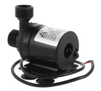 Black Abs Hydroponic Water Pump with Four Point Thread Micro Circulation