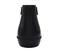 Black ABS Plastic Trombone Straight Mute for Tenor Practice | Quiet Warm, School Band and Travel Use, Simple Design for Brass Bell