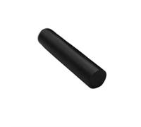 Black ABS Rod 6-65mm, 500mm Machinable Plastic Round Bar Stock, Plastic Solid Bar for(35x500mm)