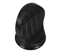 Black Abs Shower Foot Rest with Suction Cup, Anti Slip Pedal | No Drill Setup, Sturdy Surface, Lower Back Strain Relief, Bathroom Use