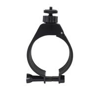 Black ABS Telescope Adjustable Guiding Scope Ring 72 to 74mm, 1/4 Inch Screw Interface Bracket for Smartphone Holder Astronomical Observation