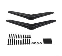 Black Abs Tv Bracket Base For 28 To 65 Inch Models With No Drill Mounting System And Wide Compatibility For Various Hole Spacings Providing Firm Support Up To 80 Lbs Without Damaging Furniture