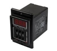 Black AC 220V Power on Delay Timer Time Relay 1-999 Second 8 Pins ASY-3D