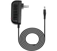 Black AC/DC Adapter for Air Hawk Pro Portable Automatic Tire Inflator Battery AirHawk DC Power Supply Charger Cord Cable, 5 Feet, with LED Indicator, Compatible Replacement Inflator Accessories