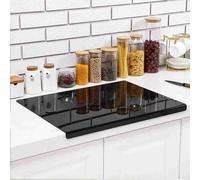 Black Acrylic Cutting Board with Lip, Size 17.7X13.7 Inch, No-Scratches, Kitchen, for Kitchen