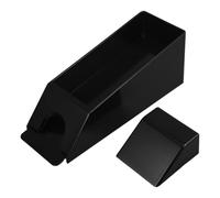 Black Acrylic Poker Shoe Dealer for Desktop Games and Chess Rooms