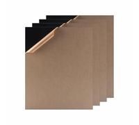 Black Acrylic Sheets, 8" x 12" x 1/8" Thick Black Opaque Glossy Acrylic Blanks, DIY Materials with Protective Paper for Display Projects, Craft and More(4 Pack).