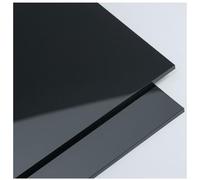 Black Acrylic Sheets A2-420mm x 594mm x 2.7mm Black Plexiglass Plastic Acrylic Sheet, Black Plastic Sheet Plexiglass Panels for Decoration, Display, Picture Frame, Painting