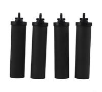 Black Activated Carbon Water Filter Replacement for Larayci Gravity Systems, Travel, Big, Royal, for IMPERIAL and Crown Series, Coconut Shell 4-Pack