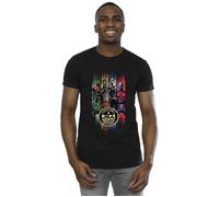 Black Adam JSA Gold Badge T-Shirt DC Comics Black 5XL