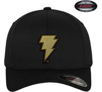 Black Adam Lightning Patch Flexfit Cap Black
