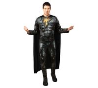 Black Adam Mens Costume Batman Mens DC Fancy Dress Superhero Fancy Dress