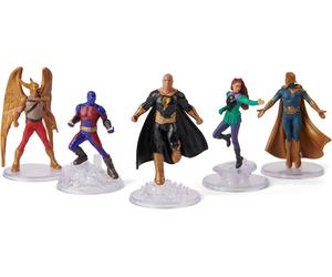 Black Adam Playset Box 5 Figure 6Cm Justice Society Heroes Dc Comics Spin Master