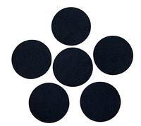 Black Adhesive Felt Circles: Variety of Sizes: 2”, 3”, 4” or 5" Wide; Die Cut Felt Stickers for DIY Projects & Professional Craft Finishing (Single Package of 20, 3 Inch Circles)