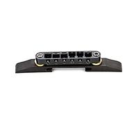 Black Adjustable 6 Strings Guitar Bridge Roller Saddle Metal Rosewood Guitar Bridge Guitar Parts Accessories
