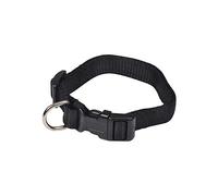 Black Adjustable Dog Collar, 30 - 45 cm x 16 mm