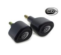 BLACK AERO CRASH PROTECTORS R&G FOR APRILIA RSV4 / RR 2015-2020