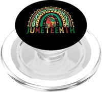 Black African American Boho Rainbow Juneteenth 1865 PopSockets PopGrip for MagSafe