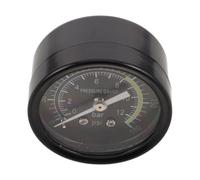 Black Air Compressor Pressure Gauge 0-180 Psi Alloy for Pneumatic Tools | Dial Type Meter, Accurate Measurement and High Pressure Resistance, Compatible with Regulators and Universal Use