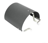 Black Air Filter Cover Heat Shield For 2.5-4 Inch Conical Or Cylindrical Filters, Stainless Steel Cool Air Intake Protection, Car Engine Accessory