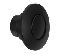 Black Air Switch Disposal Button for Kitchen Sink Countertop Control | Plastic Matte Finish, Smooth Surface, Easy One-hand Operation, Instant Start-stop Control for Prep Station Sinks