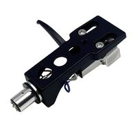 Black All-in-OneTurntable Headshell Kit Compatible with AT3600L, for Magnetic Cartridge Stylus & Mounting Screws, Fit Technics Turntables, Universal 1/2-inch Mount MM HIFI LP Record Player Accessories