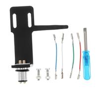 Black Aluminium Alloy Cartridge Headshell Replacement Hp105 65mm