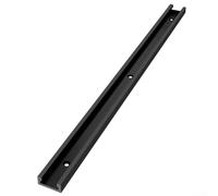 Black Aluminium Alloy T-Track 300-600mm T-Slot for Woodworking Table Saw Miter Bar Slider Workbench 30 Type(500mm)