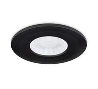 Black Aluminium Bezel for X50 JCC Fire-Rated Downlight, IP20, Wall Mount, 18.2 x 12 x 18.2 cm, Indoor Use