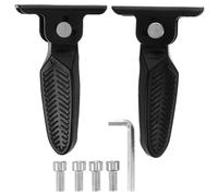 Black Aluminium Folding Foot Pegs for Bike and Motorcycle Passenger