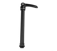Black Aluminium Thru Axle, Compatible with for RockShox for Maxle, Quick Release Front Fork Skewer, CNC Machined Bike Part for 110mm Hub Spacing(15 * 110)