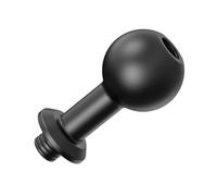 Black Aluminum Alloy 17mm Ball Head Linkage Converter Adapter with 1/4in Thread for Camera DSLR Balancing Device Photography Gear