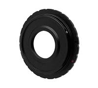 Black Aluminum Alloy C Mount Movie Lens C-EOS Adapter Ring for Canon EOS EF 6DII 5DIV 7DII 750D