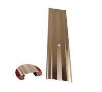 Black Aluminum Alloy Carpet Edge Trim, Screw-Installed for A Secure Fit; Hotel Carpet Tweed Edge Trim for Slip Resistance.(Rose Gold)