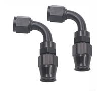 Black Aluminum AN6 Swivel Fitting 90 Degree PTFE(PT-AN6-90°)