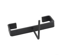 Black Aluminum Concrete Fence Post Panel Clip Clamp Bracket for 4-Inch Posts Fence Panel Fastener