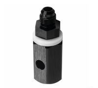 Black Aluminum Fuel Tank Rollover Vent Valve Supporting AN6 AN8 AN10 Thread Standards and Directional Venting Requirements (MG26-AN10)