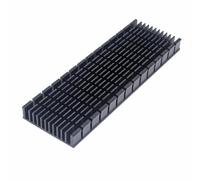 Black Aluminum Heatsink 150 x 60 x 18mm / 5.9 x 2.36 x 0.71inch Heat Sinks Cooling Radiator for LED CHIP Amplifier Transistor Electronic Integrated Circuit Heat Dissipation